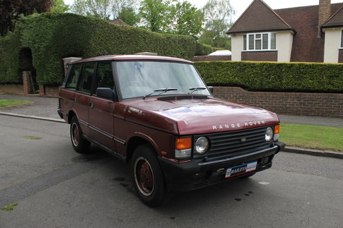 1989 Range Rover Classic Vogue V8, Dry Stored & Enthusiast Owned SOLD