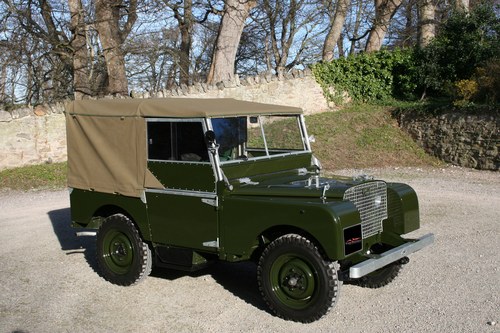 1949 Land Rover Series 1 80"  Lights Behind the Grille For Sale
