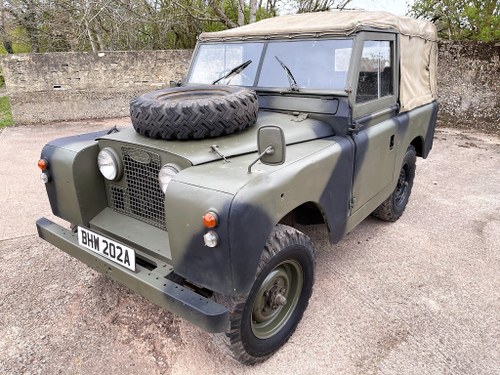 1963 Land Rover Series IIa ex-military 2.25 petrol soft top For Sale