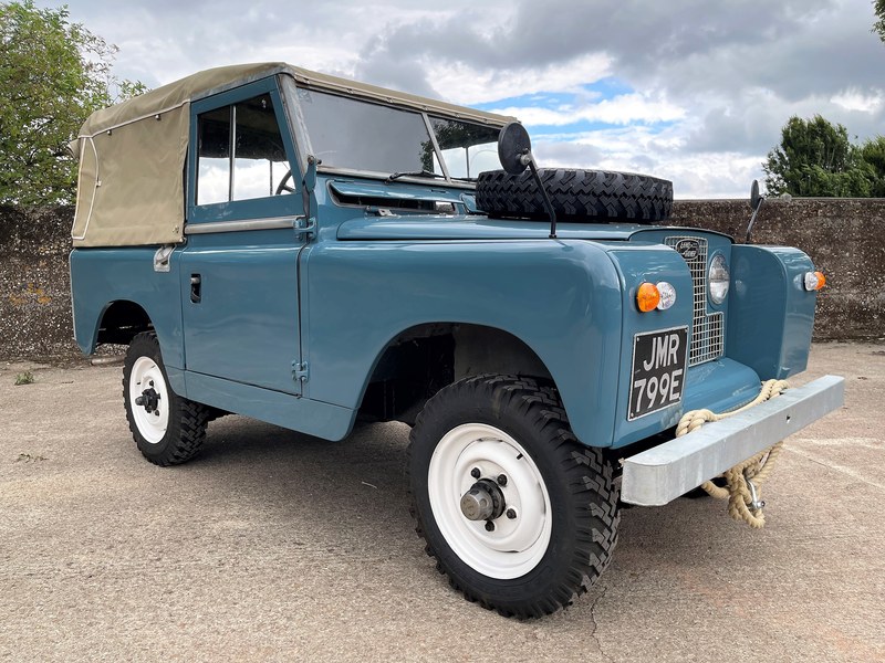 superb 1967 land rover series 2a 88in petrol soft top 7 seat