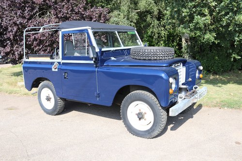 1984 LAND ROVER SERIES III 88 INCH SOLD