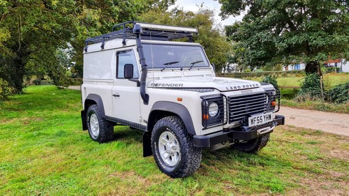 2005 Land rover Defender 90 White TD5 “TheSaint”  #434 For Sale