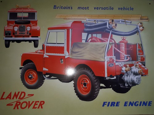 1958 land rover series 1 - 88 fire tender For Sale
