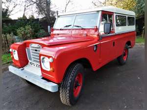 1976 Rare Fire Service Land Rover Series 3 Petrol 109 LOW MILES For Sale (picture 1 of 8)