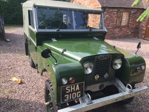1958 Land Rover Series 1, Soft top, Galvanised chassis & bulkhead For Sale