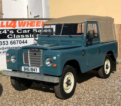 1983 Land Rover Series 3 SWB 88” petrol with overdrive SOLD