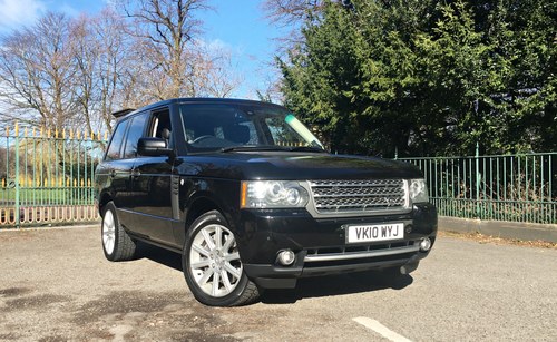 2010 RANGE ROVER 5.0 SUPERCHARGED AUTOBIOGRAPHY SOLD