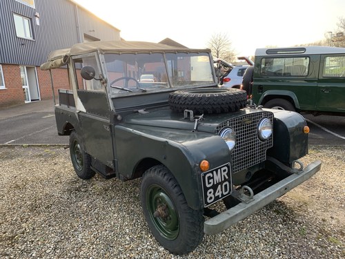 1950 Land Rover Series 1 80 'Lights through the Grille' SOLD