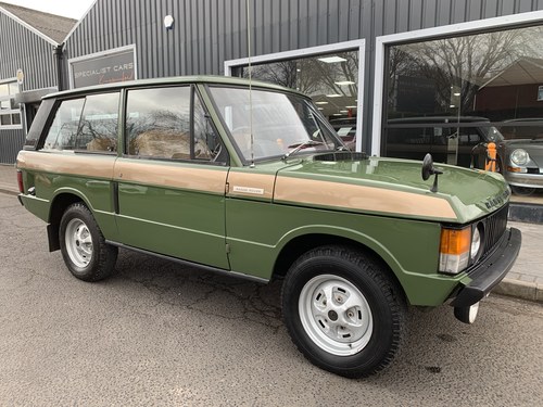 1973 Suffix B, Range Rover, Same owner for 43 years! In vendita