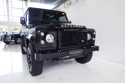 2016 SWB Defender in crisp Black over Duo tone leather, low kms SOLD