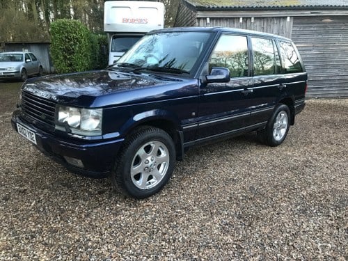 Range Rover P38 4.6 V8 Vogue SE 2002 Oslo Blue For Sale