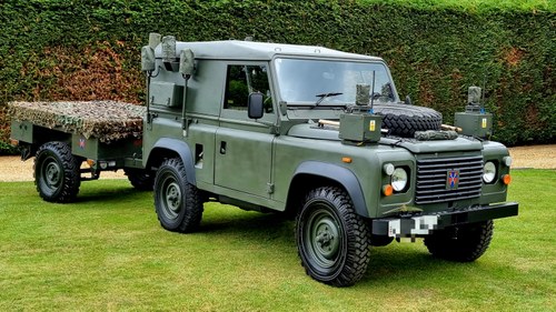 1991 Military Landrover Defender 90 2.5NA with Landrover Trailer For Sale