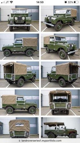1958 Land Rover Series 1 86" For Sale