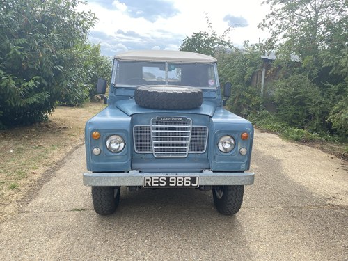 Land Rover series 3 ,galvanised chassis 1971 SOLD