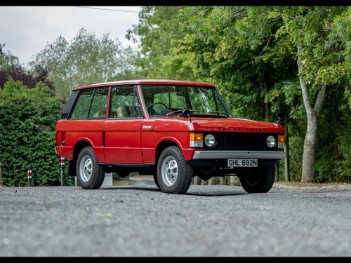 1975 Range Rover ‘Suffix D’ In vendita