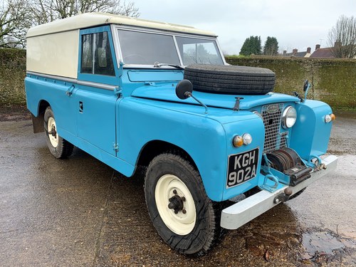1962 Series 2a 109in hardtop+galv chassis+overdrive For Sale