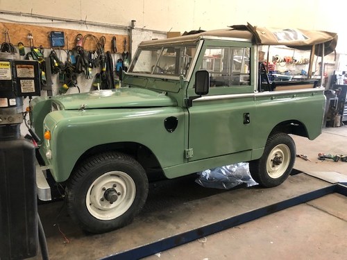 1973 Land Rover Series 3, Galvanised chassis restoration SOLD