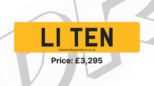 Picture of L1 TEN - Land Rover Defender 110 number plate - For Sale