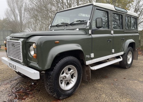 1999 Defender 110 TD5 Heritage Edition 12 seat+overdrive VERKAUFT