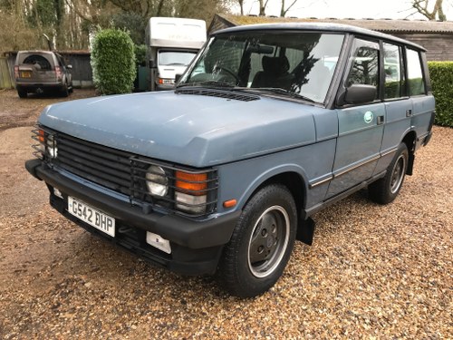 1990 Range Rover Classic 3.9 Vogue Ex Land Rover Car, Long MOT SOLD