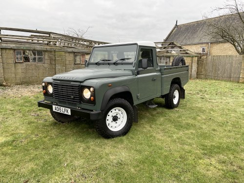 2015 Defender 110 High Capacity Pickup Low Mileage For Sale by Auction