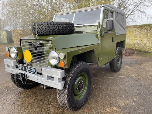 superb 1971 land rover lightweight+galvanised chassis SOLD