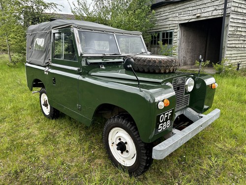 1962 Series IIa 88in petrol soft top galv chassis rebuild SOLD