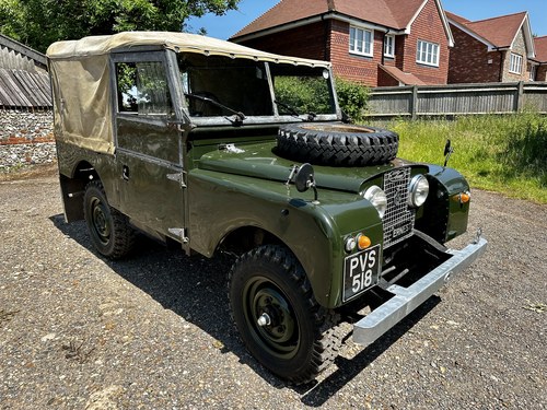 super driving 1955 land rover series 1 86in 2.0 petrol SOLD
