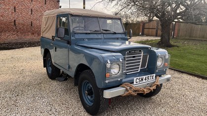 1981 Land Rover Series 3 soft top , petrol new chassis