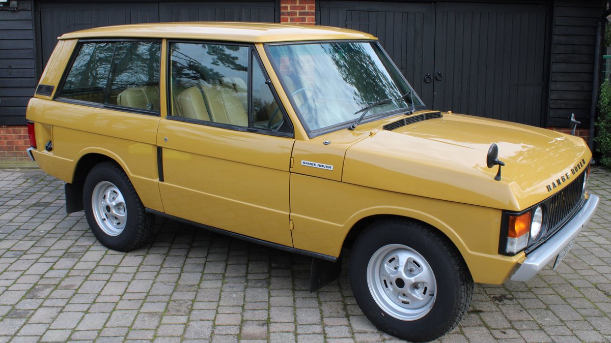 1971 Land Rover Range Rover Yellow Manual, 4 speed Right Hand Drive in ...