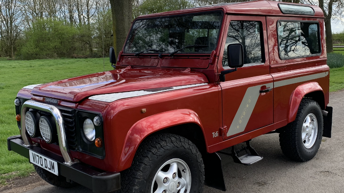 1999 Land Rover Defender Red Manual, 5 speed Right Hand Drive in ...