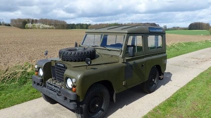 Land Rover Series III 88 Convertible - "military history"