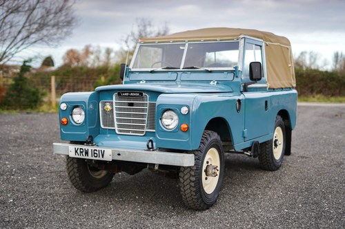 Land Rover Series 3 88" 1980 Soft Top Nut & Bolt Restoration VERKAUFT
