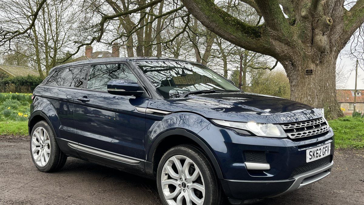 2012 Land Rover Range Rover Evoque Blue Manual, 6 speed Right Hand ...