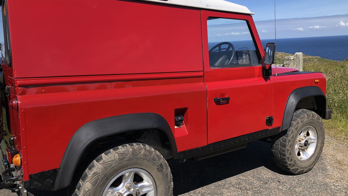 1990 Land Rover Defender Red Manual, 5 speed Right Hand Drive in ...