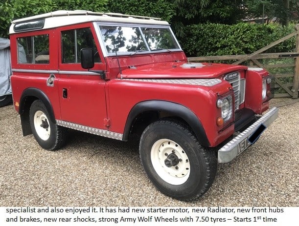 1972 Land Rover Series 3 - 1 1972 Land Rover Series 3 - 1
