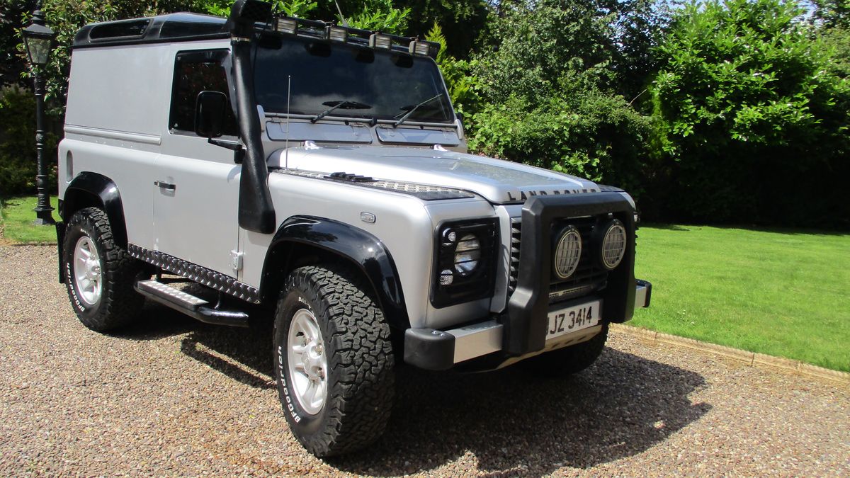 2004 Land Rover Defender Silver Right Hand Drive in United Kingdom ...