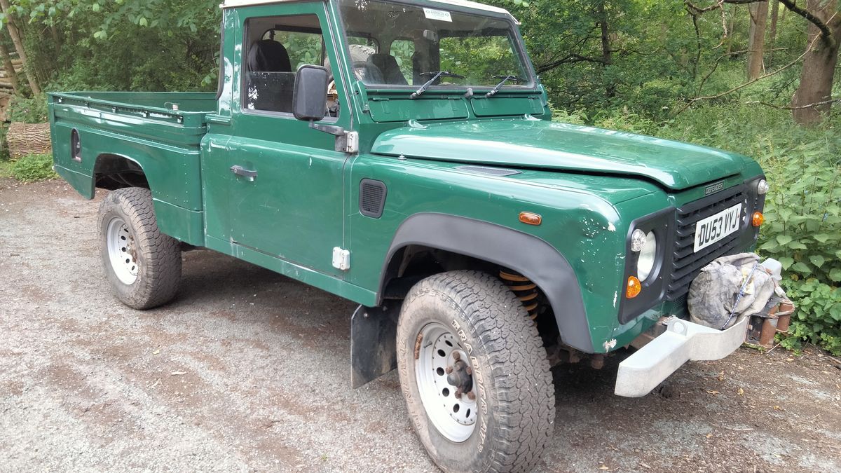 2003 Land Rover Defender Green Manual, 5 speed Right Hand Drive in ...