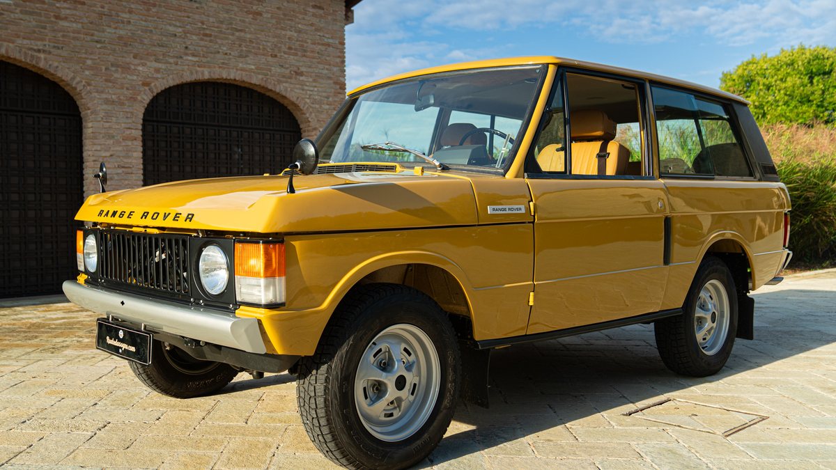 1975 Land Rover Range Rover Yellow Left Hand Drive in Italy - For Sale ...