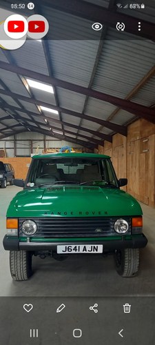 Sold ... sold ..... 1992 Land Rover Range Rover Classic