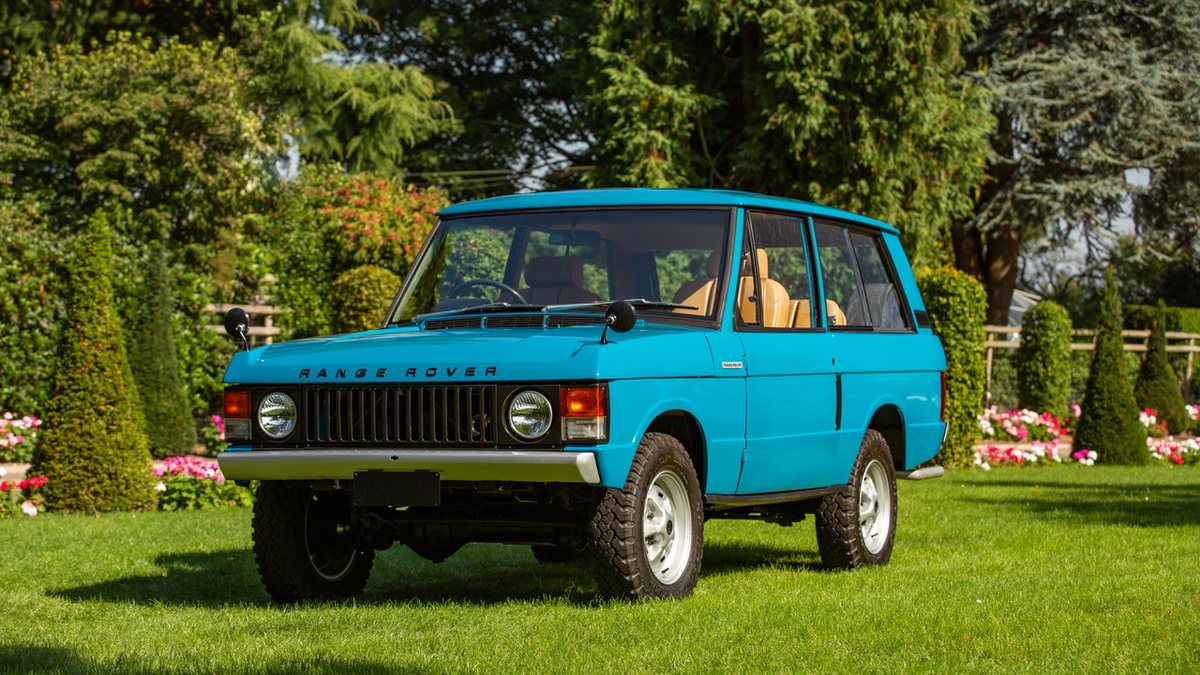 Land Rover Azul 1973 Land Rover Range Rover Azul Manual, 4 velocidades Volante à ...