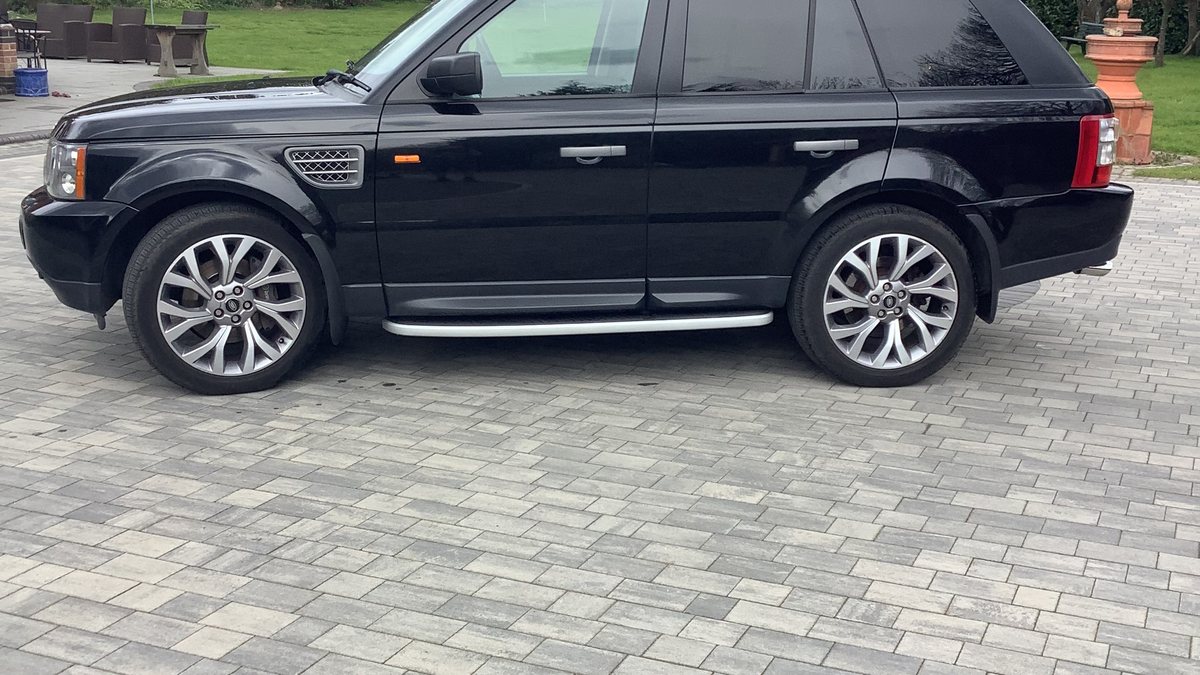 2008 Land Rover Range Rover Sport Black Automatic, 5 speed Right Hand ...