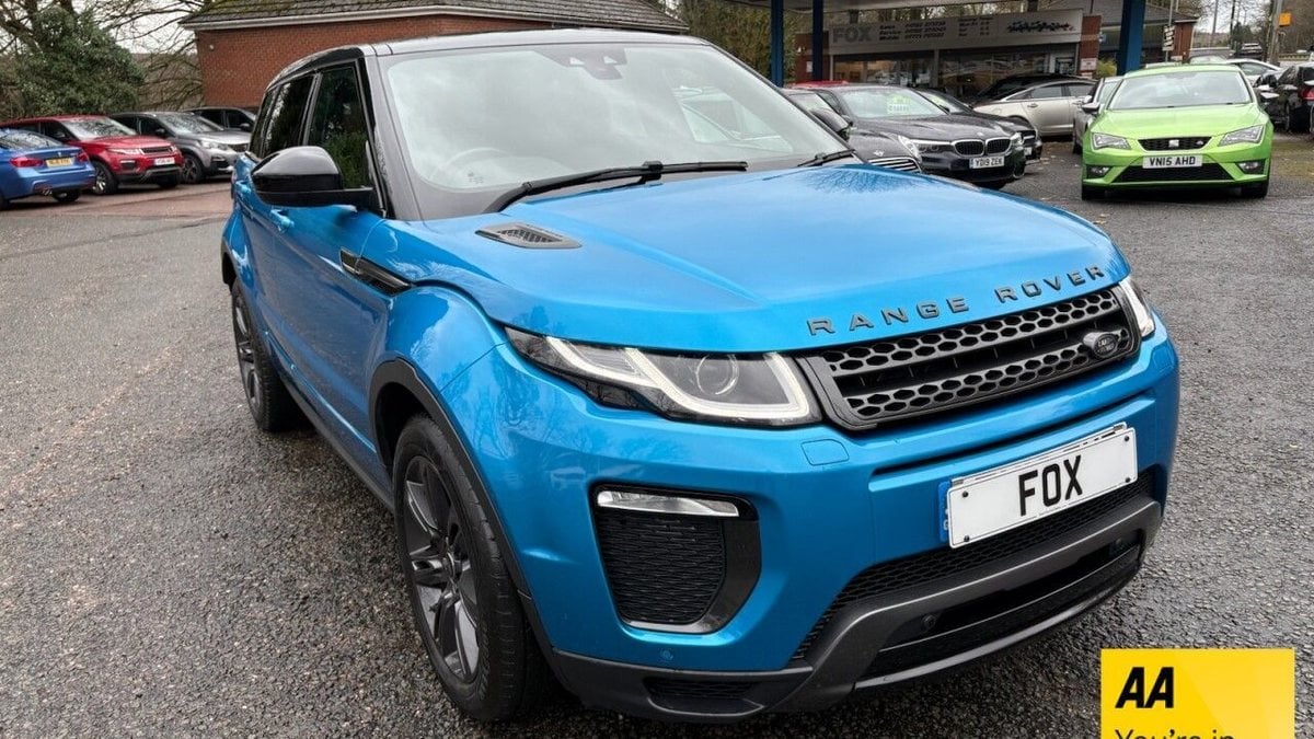 2018 Land Rover Range Rover Evoque Blue Automatic, 7+ speed Right Hand ...