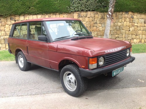 1992 Range Rover Classic 2 Door 2.5 TD
