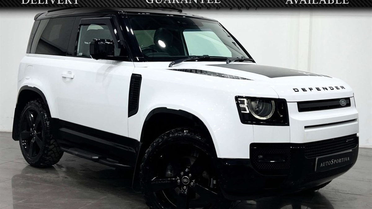 Range Rover Weiss 2022 Land Rover Defender Weiß Automatik Rechtslenker in Vereinigtes ...