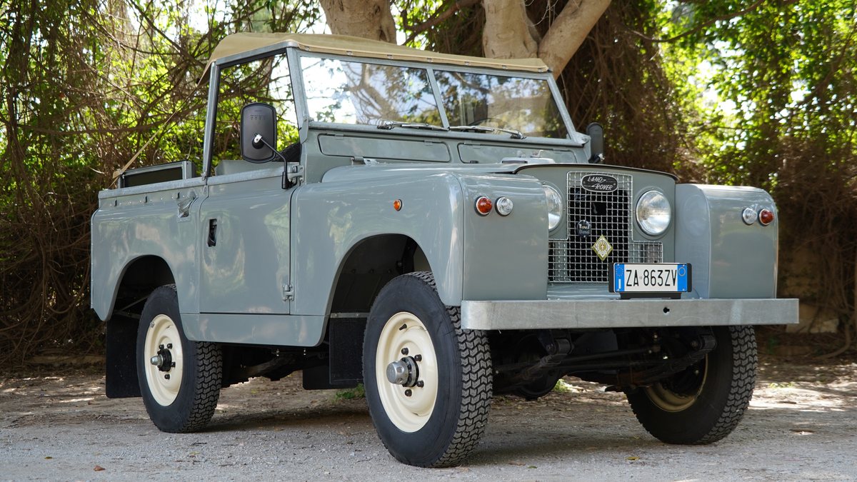 1963 Land Rover Series 2a Grey Manual Left Hand Drive in Italy - For ...
