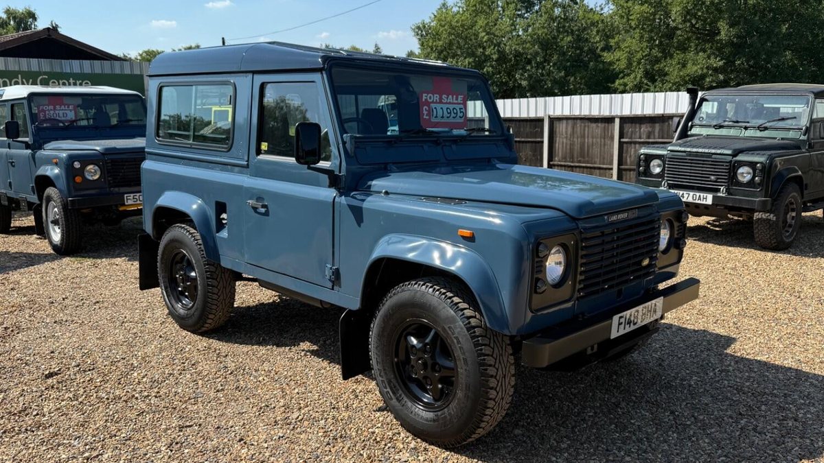 Land Rover Azul 1988 Land Rover Defender Azul Manual, Velocidad 5 Volante a la derecha ...
