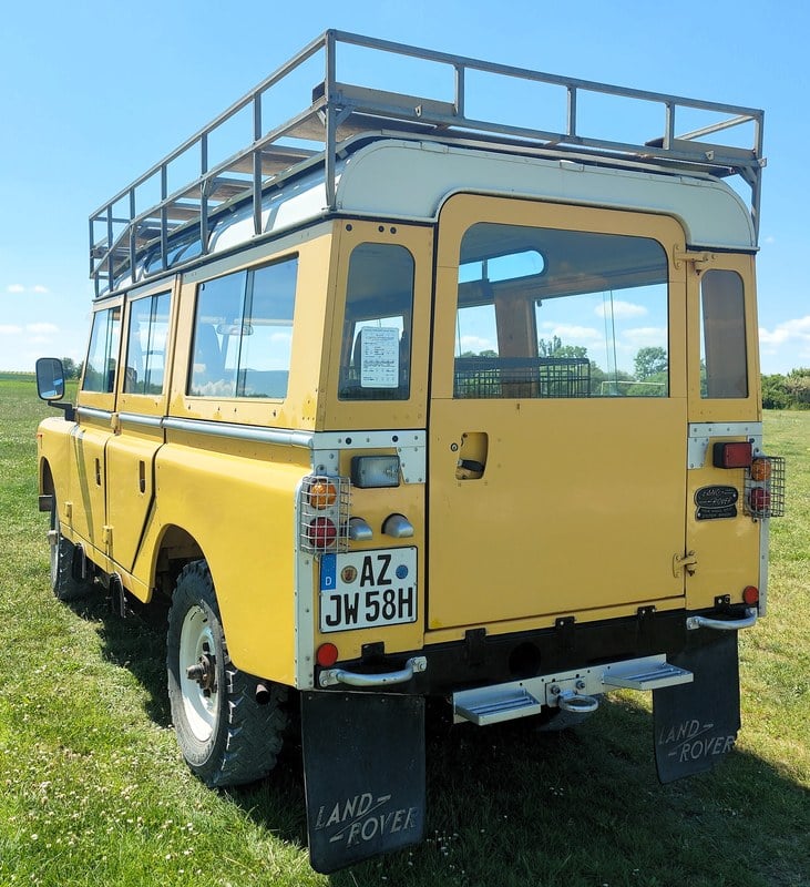 Land Rover 1980 Rear View 1980 Land Rover Series 3 Yellow Manual, 4 speed Left Hand Drive in ...