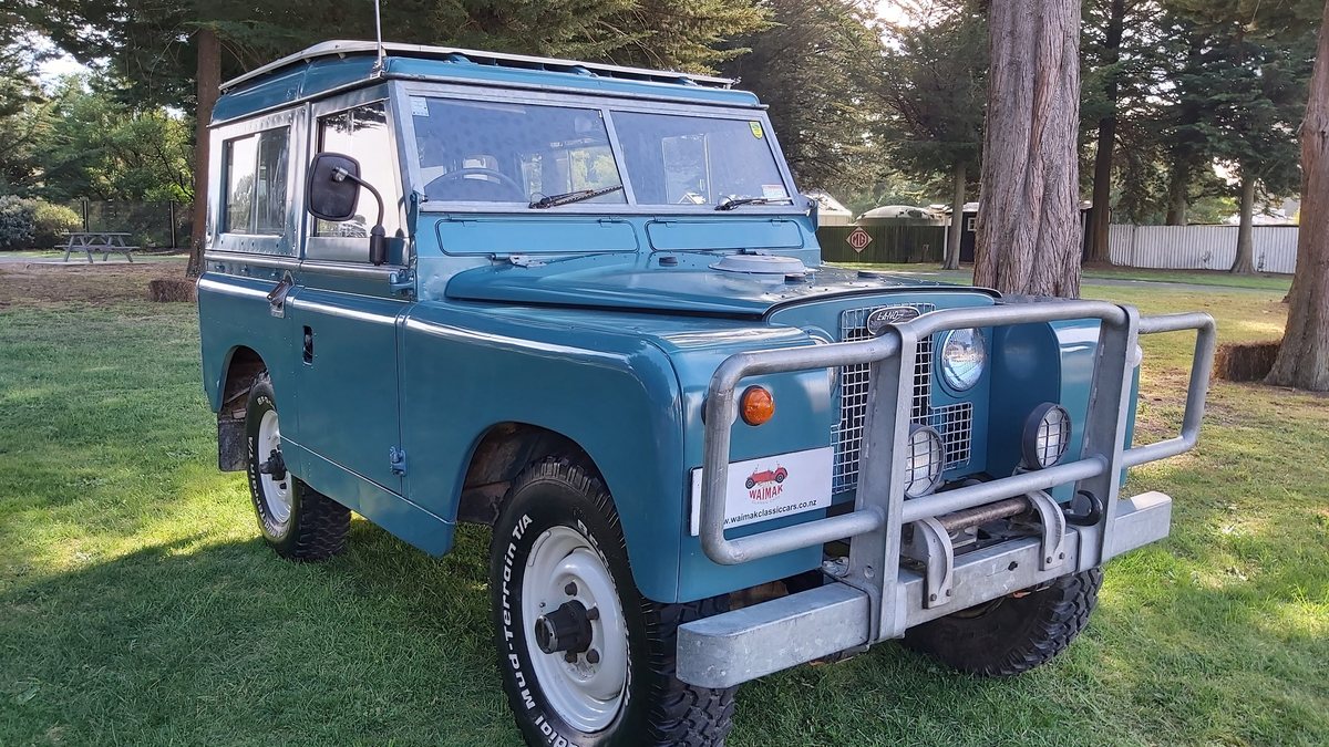 Land Rover Azul 1967 Land Rover Series 2a Azul Manual, Velocidad 4 Volante a la derecha ...