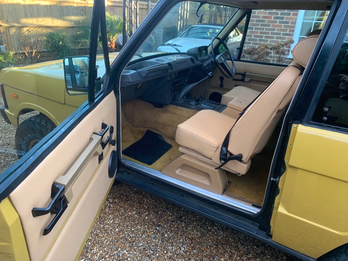 1983 Land Rover Range Rover Yellow Manual, 6 speed Right Hand Drive in ...